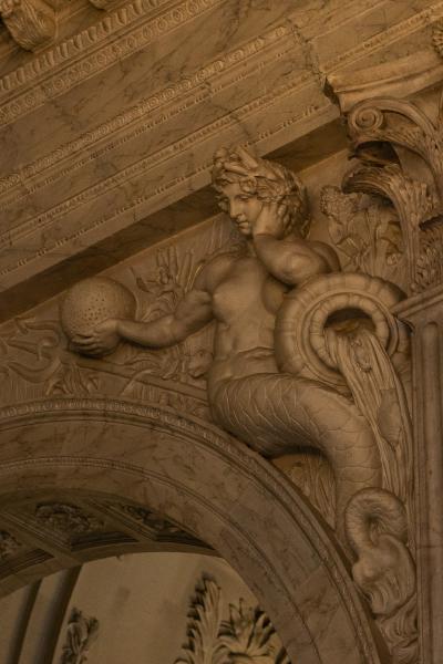 Building interior details - The Royal Palace, Amsterdam
