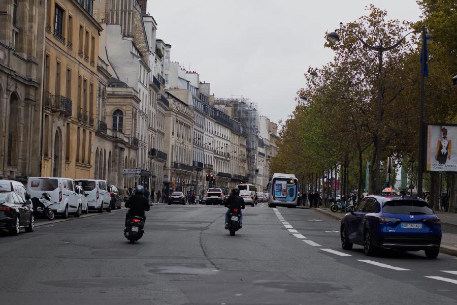 Paris city streets