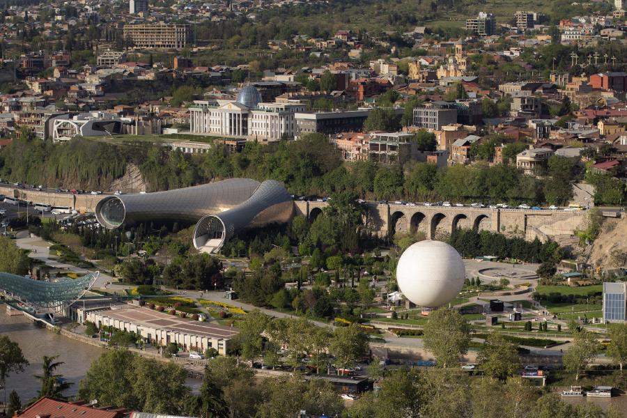 Tbilisi city view